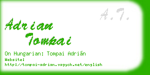 adrian tompai business card